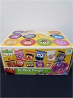 New Sesame Street 24 pack 2 oz dough cans