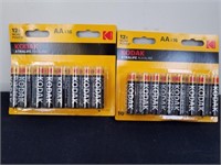 Two new packages of 16 count double a Kodak