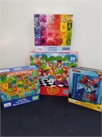 Four new 24, 48, 100 and 1,000 piece puzzles
