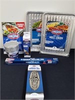 New Kingsford heavy duty grill liner, fish and