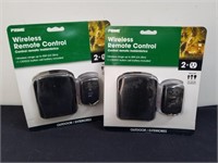 2 new outdoor wireless remote controls