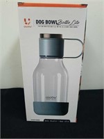 New dog bowl bottle light water bottle with