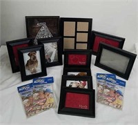 Assorted picture frames, and acrylic photo frames