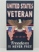 Freedom is Never Free, U.S. Veteran Poster