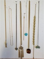 Group of miscellaneous necklaces