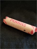One roll of 1920s pennies
