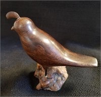 Carved Ironwood bird 3 in tall