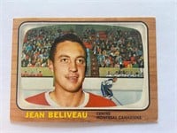 Jean Beliveau 1966-67 Tops No.73 Card