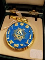 New Freemason pocket watch the display case needs