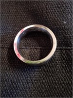 Size 12 men's faith ring engraved faith Scott kay