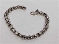 8" .925 Sterling Chain Link Bracelet