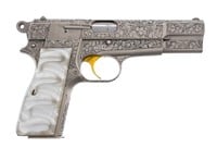 Factory Engraved Browning Hi Power Renaissance 9mm