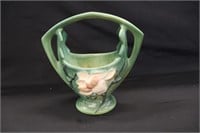 Roseville USA 7" Green Vase