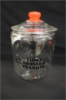 Antique Tom's Toasted Peanuts Jar