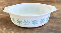 Vintage Snowflake Pyrex Dish - No Lid