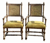 Two Vintage Chairs -  Check Pics, Some Wear &