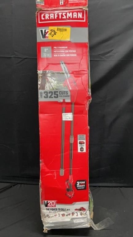 Craftsman 8” Pole Chainsaw V20 with 4.0 AH