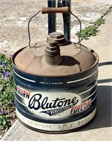 Vintage 3 Gallon Blutone Fuel Oil Can