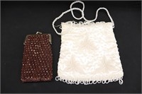 Vintage Beaded Coin and Purse
