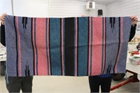 57"x 28-1/2" Navajo Woven Rug