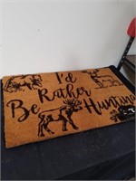 I'd rather be hunting doorMat 18 x 30 in