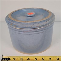 Blue 5lb. Stoneware Butter Jar