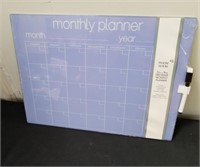 New monthly planner dry erase 12 x 16 in