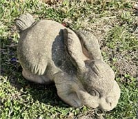 Outdoor Concrete Rabbit Bunny Decor