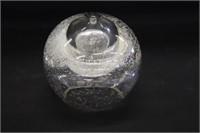 Poland Round Art Glass Oil Lamp