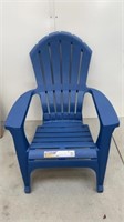 New Blue Outdoor Plastic Chair