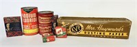 Vintage Household Items / Cans / Paper