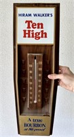 Vintage Hiram Walkers Plastic Thermometer