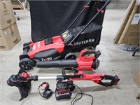 Craftsman Lawn care package! 2xV20 Push mower,