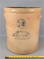 Macomb Pottery 12g. Salt Glazed Crock