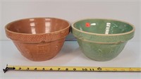 2- 9" Stoneware Bowl