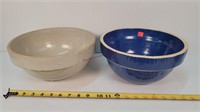 RW 10" Shoulder Bowl & Blue Stoneware Bowl