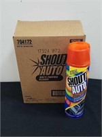 Six new 1 lb 6 oz cans of shout Auto