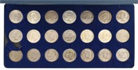 Uncirculated 21 Coin Eisenhower $1 Set by