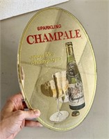 Vintage Sparkling Champale Beer Mirror Sign