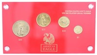 1992 Four Piece American Eagle Gold Coin Set