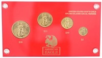 1992 Four Piece American Eagle Gold Coin Set
