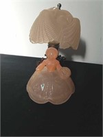 Vintage Boudoir lamp Courtney's repaired