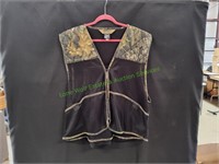 Quail Unlimited Mesh/Camo Vest, Size XL