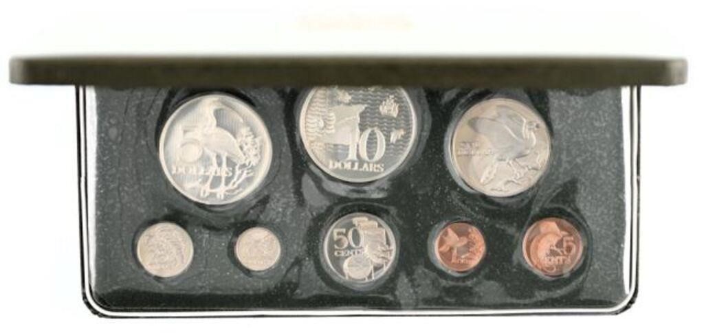 1974 Trinidad & Tobago 8 Coin Type set. With