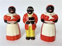 3 PC Vintage Black Americana Aunt Jemima & Uncle