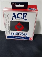 New double six dominoes Ace authentic