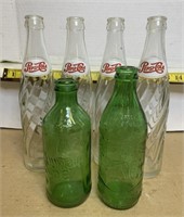Mountain Dew,Fresca, Pepsi  bottles