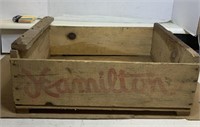 Wooden  Hamilton crate