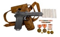 1918 Steyr M1912 9x23mm Semi Auto Pistol
