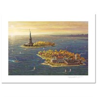 Ellis Island, Fall Limited Edition Mixed Media by